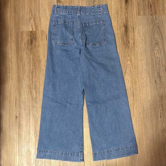 eesome Cropped Straight Leg Pocket Front Jeans LIKE NEW - Picture 8 of 9